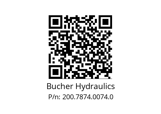   Bucher Hydraulics 200.7874.0074.0