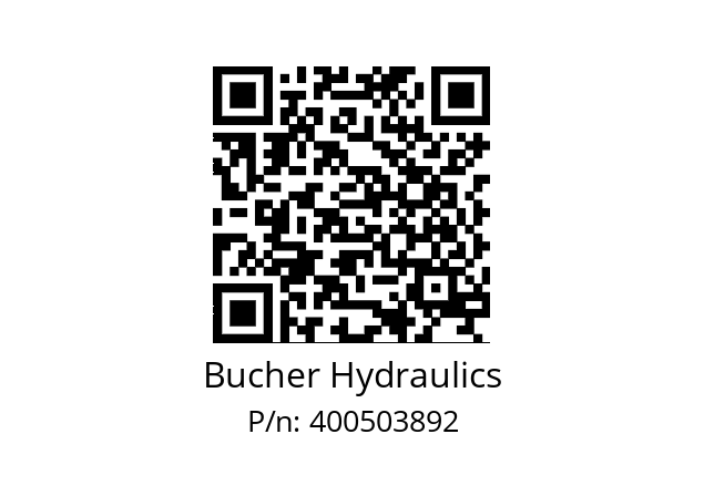   Bucher Hydraulics 400503892