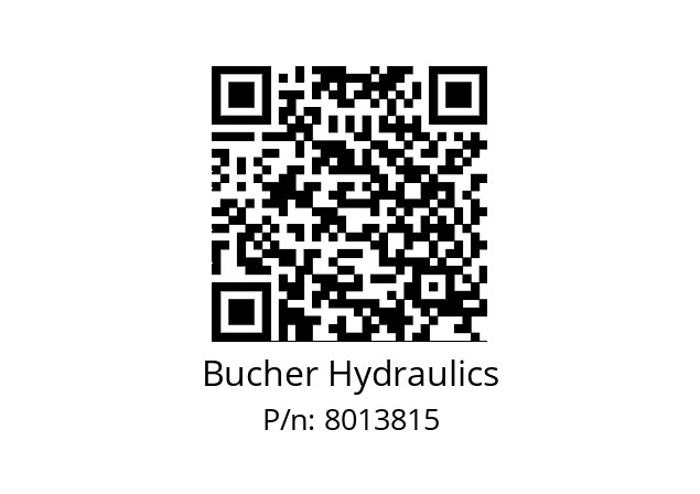   Bucher Hydraulics 8013815