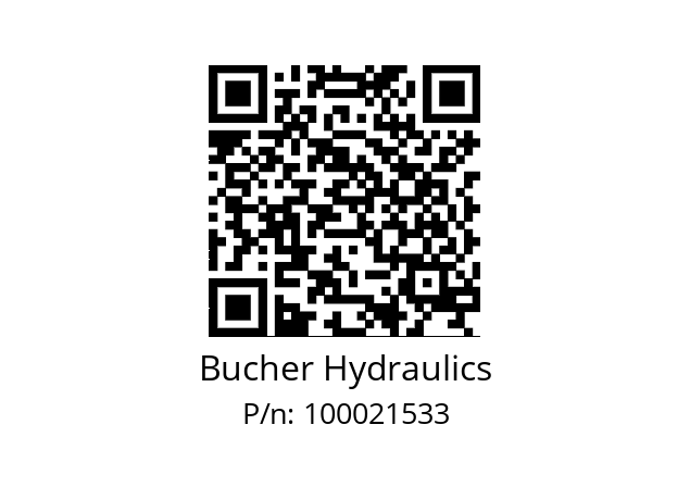   Bucher Hydraulics 100021533