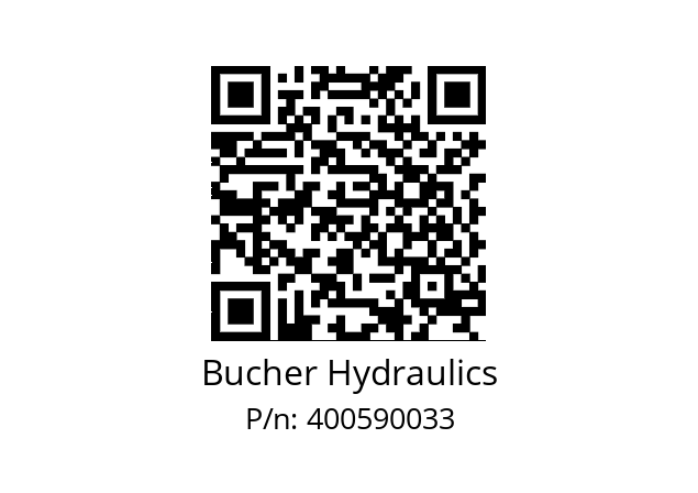   Bucher Hydraulics 400590033