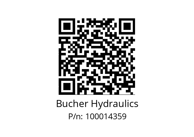   Bucher Hydraulics 100014359