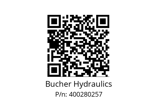   Bucher Hydraulics 400280257