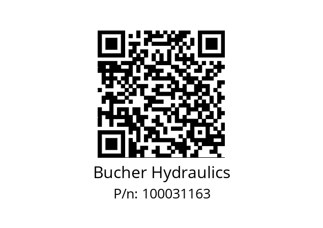   Bucher Hydraulics 100031163