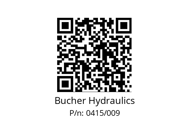   Bucher Hydraulics 0415/009