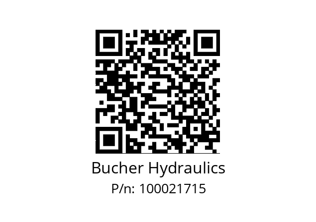   Bucher Hydraulics 100021715