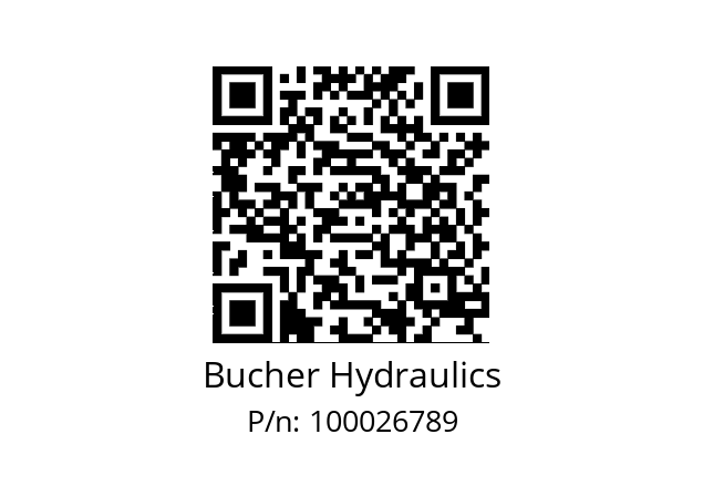   Bucher Hydraulics 100026789