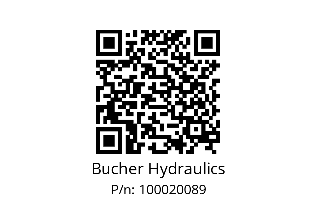   Bucher Hydraulics 100020089