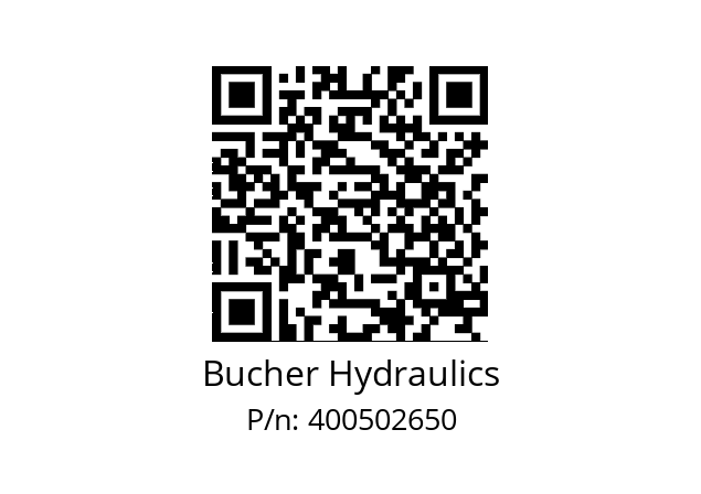   Bucher Hydraulics 400502650