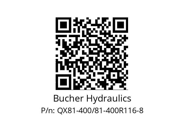   Bucher Hydraulics QX81-400/81-400R116-8