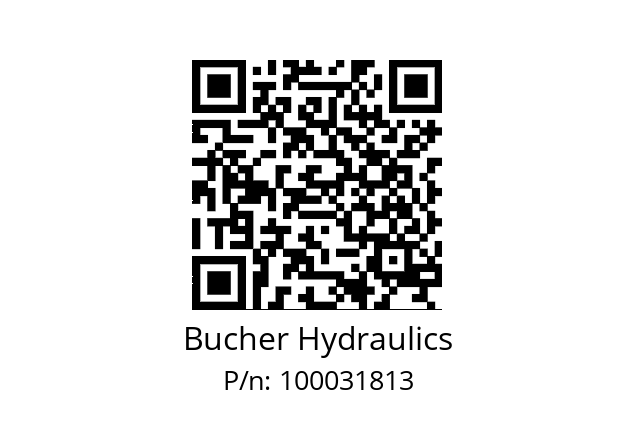   Bucher Hydraulics 100031813