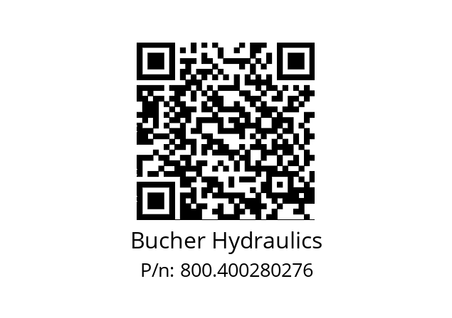   Bucher Hydraulics 800.400280276