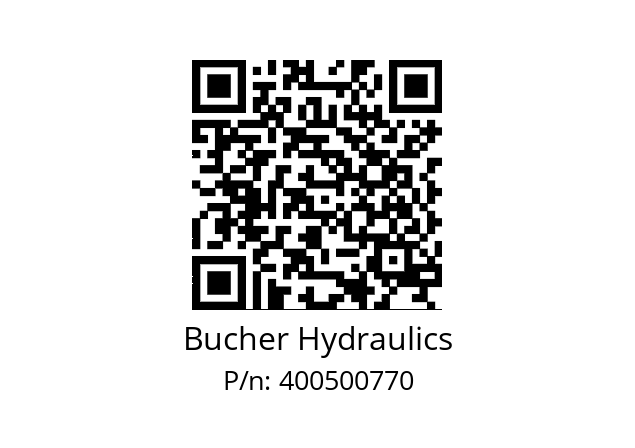   Bucher Hydraulics 400500770