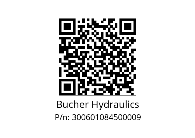   Bucher Hydraulics 300601084500009