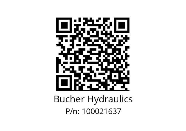   Bucher Hydraulics 100021637