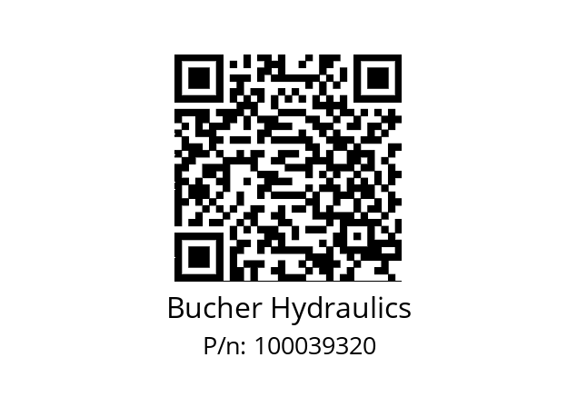   Bucher Hydraulics 100039320