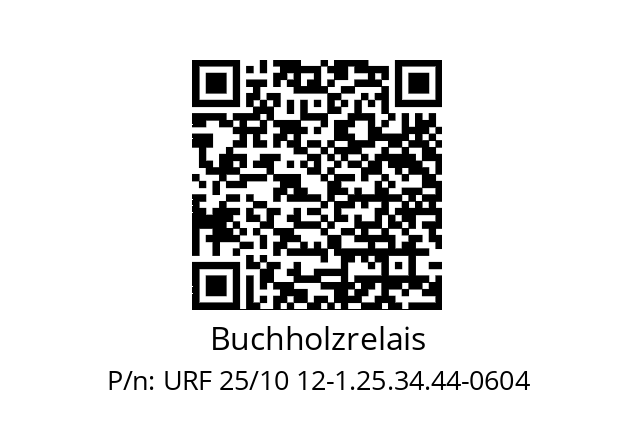   Buchholzrelais URF 25/10 12-1.25.34.44-0604