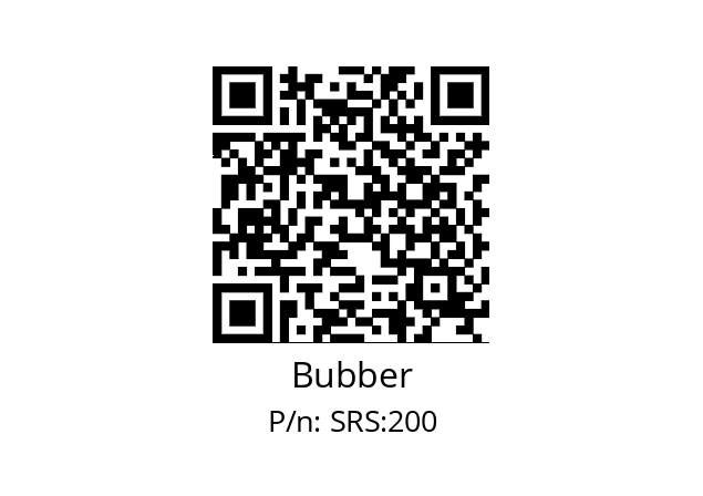   Bubber SRS:200