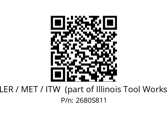   BUEHLER / MET / ITW  (part of Illinois Tool Works (ITW)) 2680S811