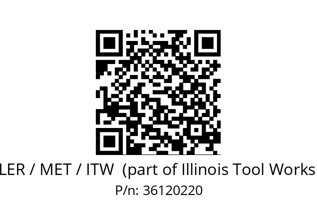   BUEHLER / MET / ITW  (part of Illinois Tool Works (ITW)) 36120220