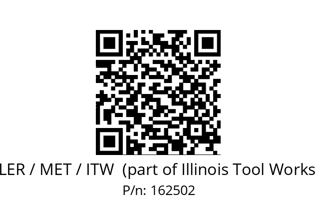   BUEHLER / MET / ITW  (part of Illinois Tool Works (ITW)) 162502