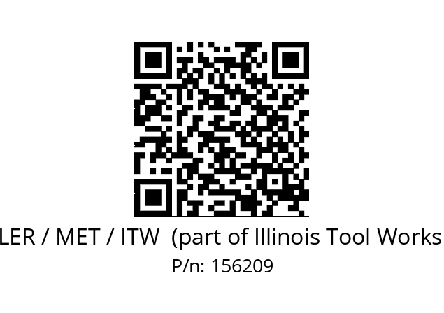   BUEHLER / MET / ITW  (part of Illinois Tool Works (ITW)) 156209