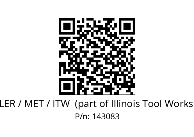   BUEHLER / MET / ITW  (part of Illinois Tool Works (ITW)) 143083