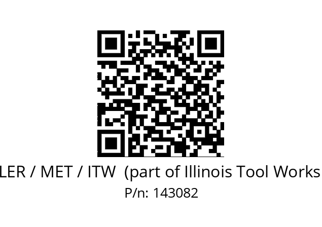   BUEHLER / MET / ITW  (part of Illinois Tool Works (ITW)) 143082