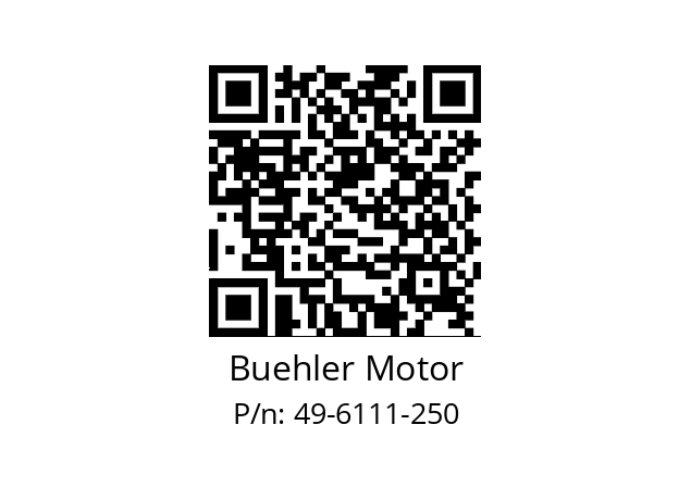   Buehler Motor 49-6111-250