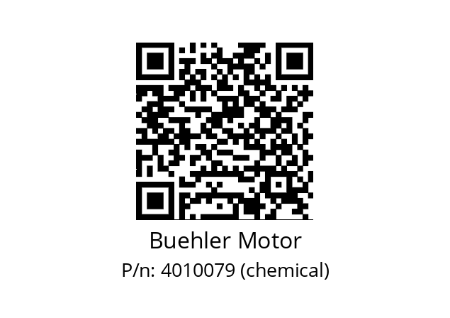   Buehler Motor 4010079 (chemical)