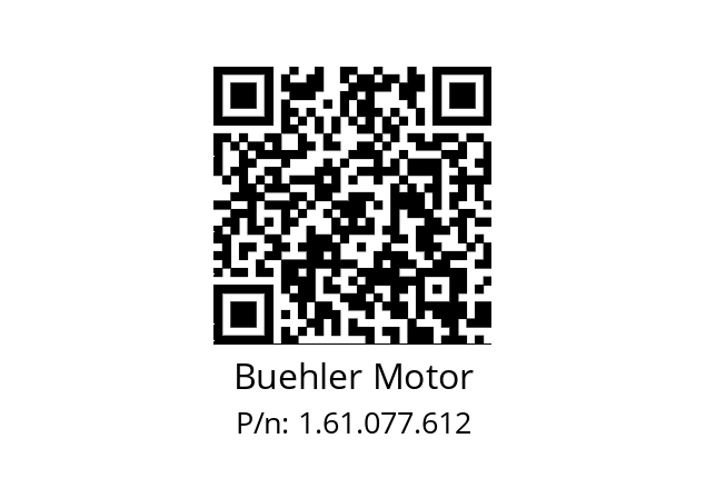   Buehler Motor 1.61.077.612