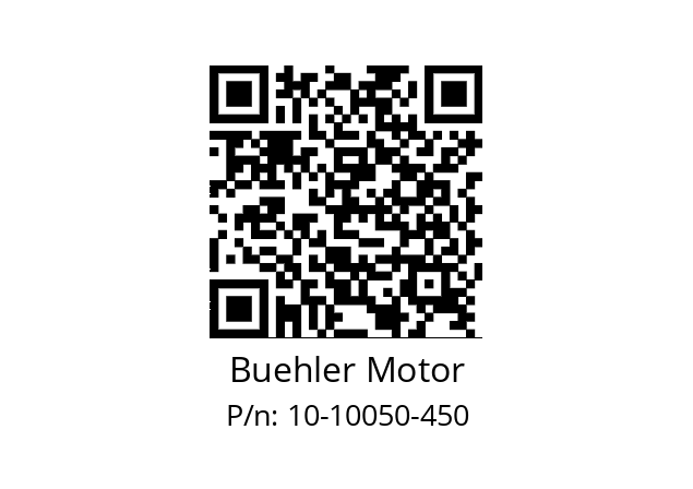   Buehler Motor 10-10050-450