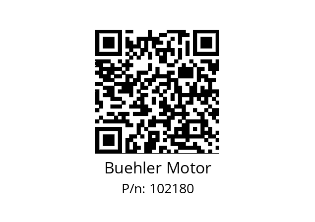   Buehler Motor 102180