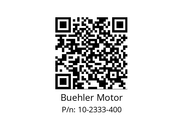   Buehler Motor 10-2333-400