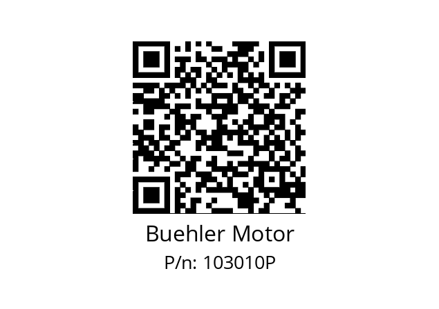   Buehler Motor 103010P