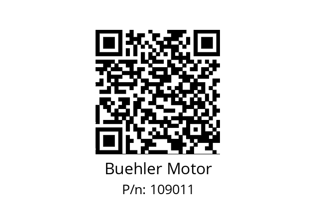   Buehler Motor 109011