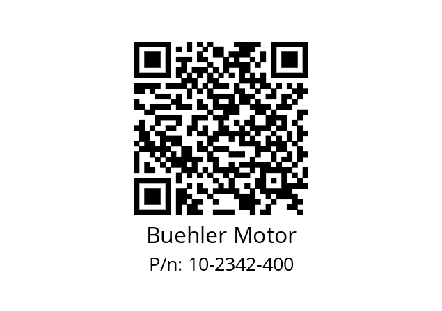   Buehler Motor 10-2342-400