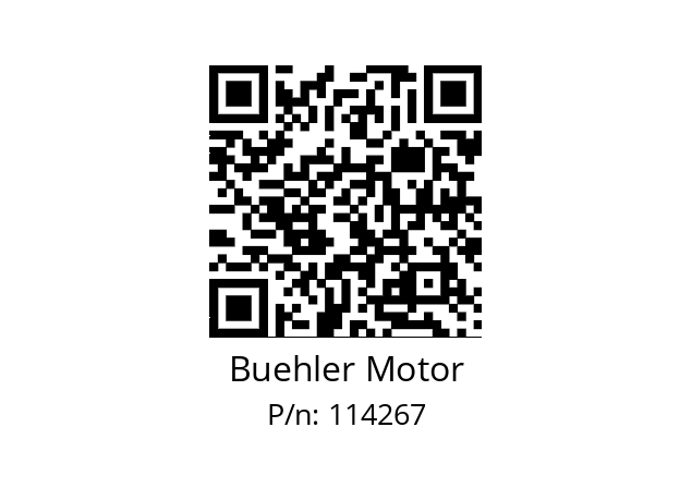   Buehler Motor 114267