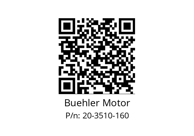   Buehler Motor 20-3510-160