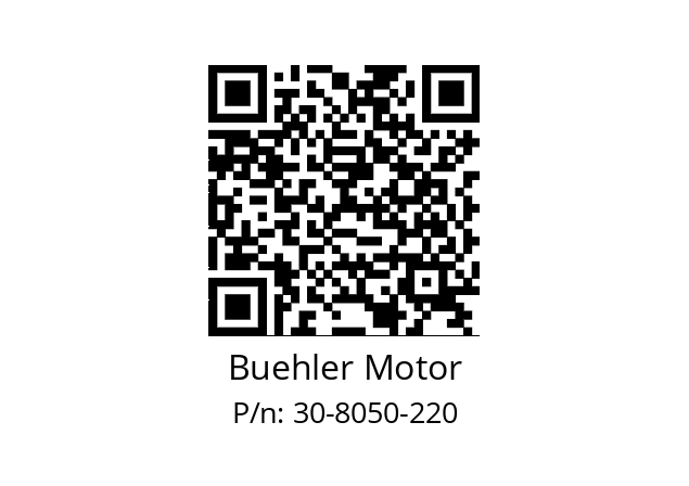   Buehler Motor 30-8050-220