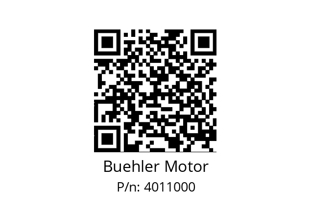   Buehler Motor 4011000