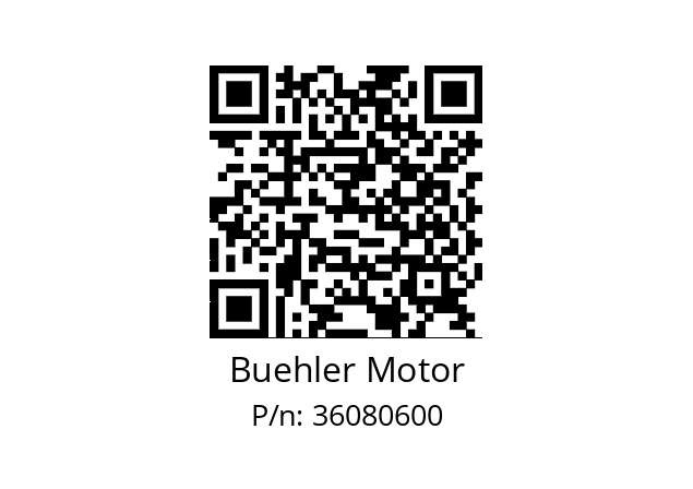   Buehler Motor 36080600