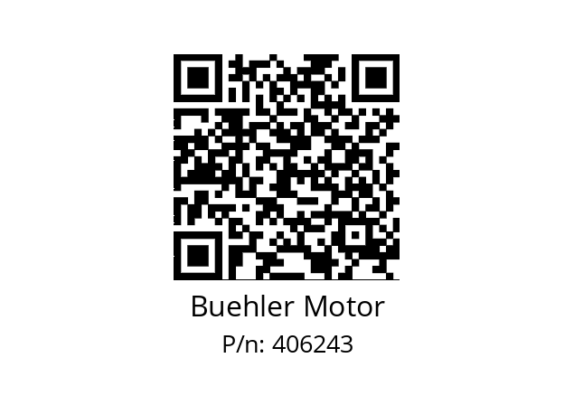   Buehler Motor 406243