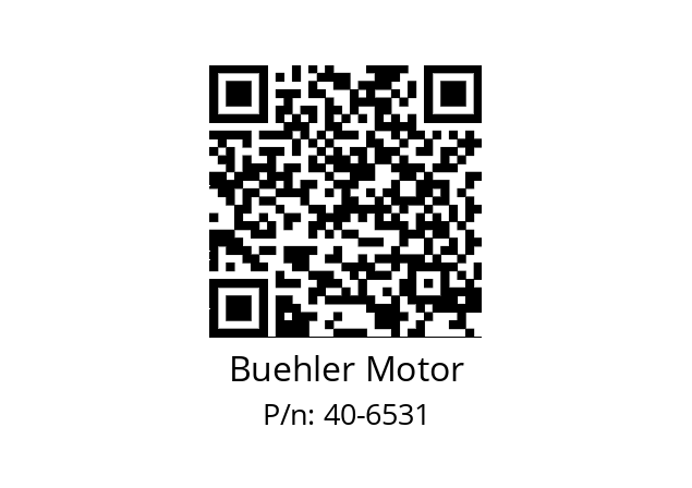   Buehler Motor 40-6531