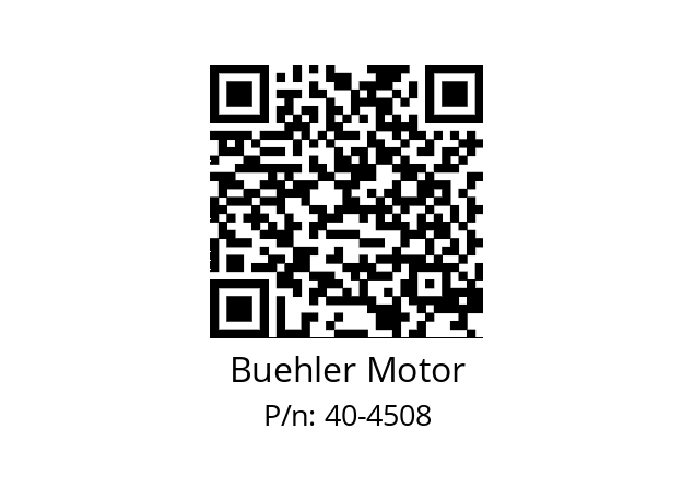   Buehler Motor 40-4508