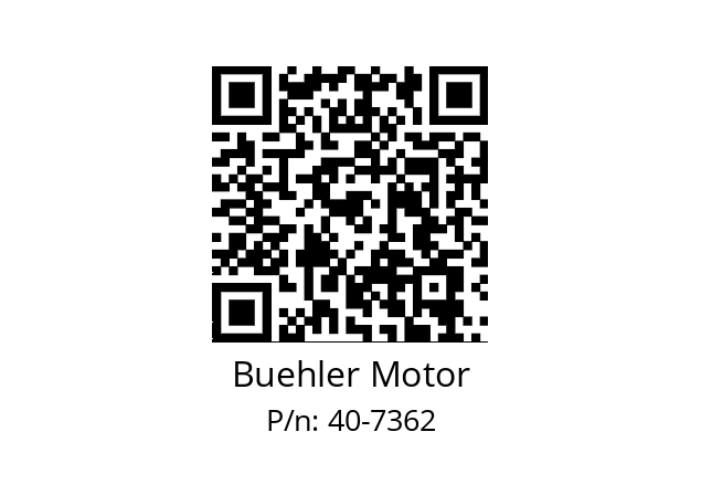   Buehler Motor 40-7362