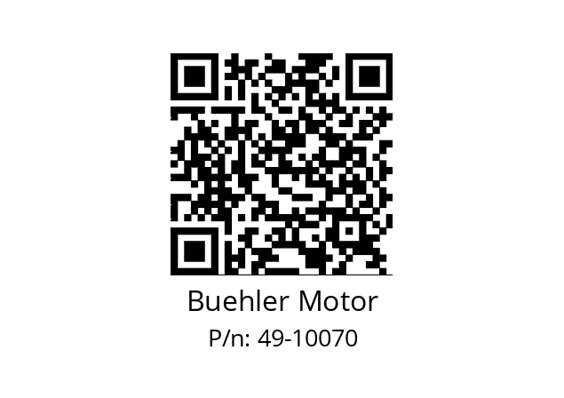   Buehler Motor 49-10070