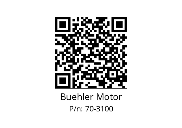   Buehler Motor 70-3100