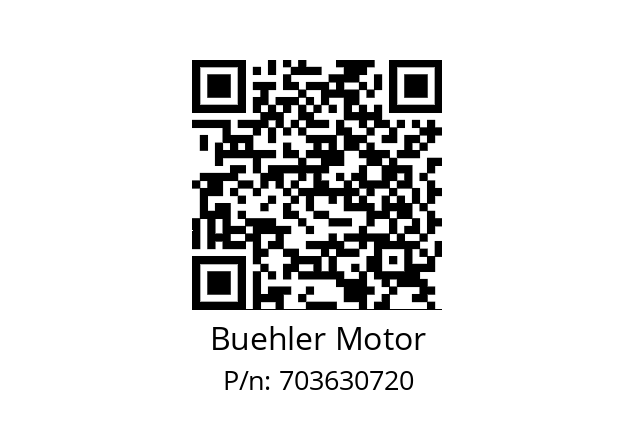   Buehler Motor 703630720