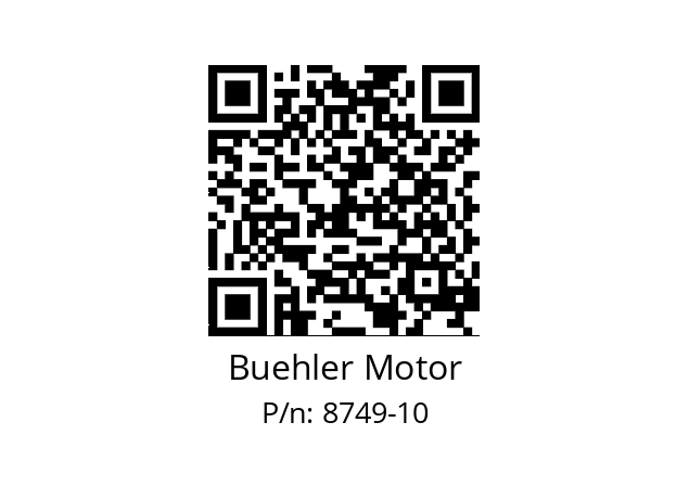   Buehler Motor 8749-10